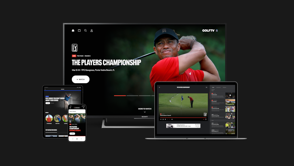 Golf tv outlet